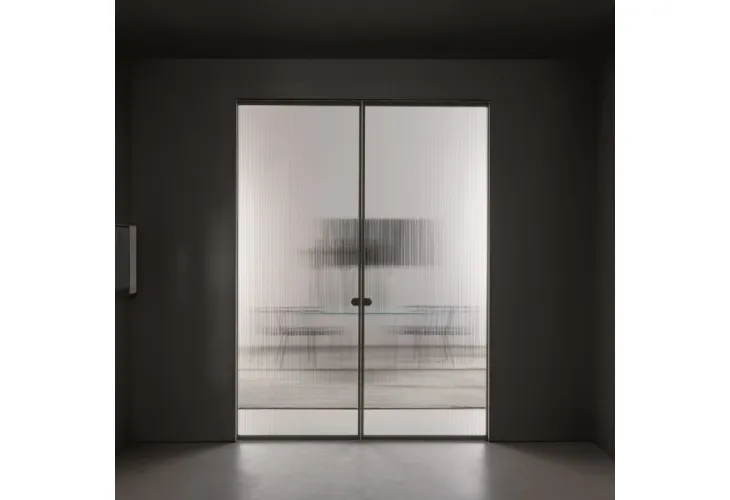 Porta per interni Aladin Double Pocket Mono di Glas Italia