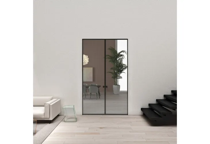 Porta per interni Aladin Double Pocket Mono di Glas Italia