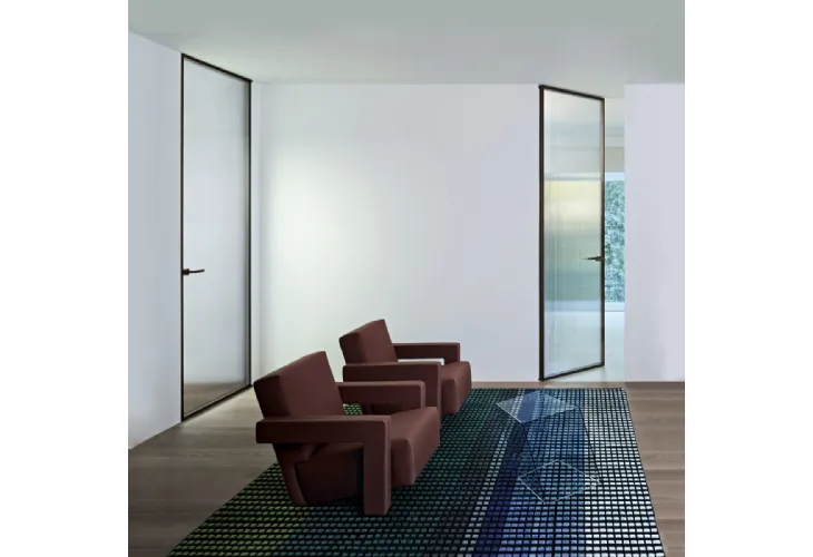 Porta per interni Aladin Swing Plain Mono di Glas Italia