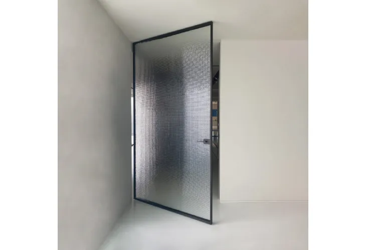 Porta per interni Sherazade Pivot Plain di Glas Italia