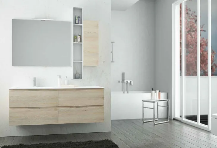 Mobile da bagno sospeso Newsmart NS28 di Arteba