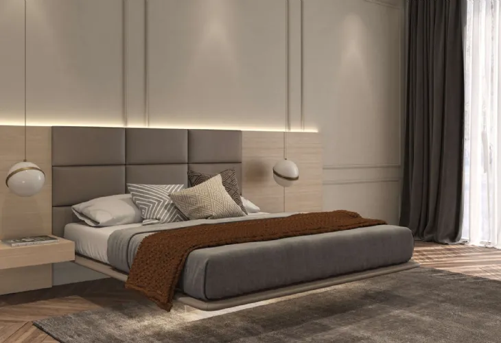 Letto con boiserie Dama di Presotto