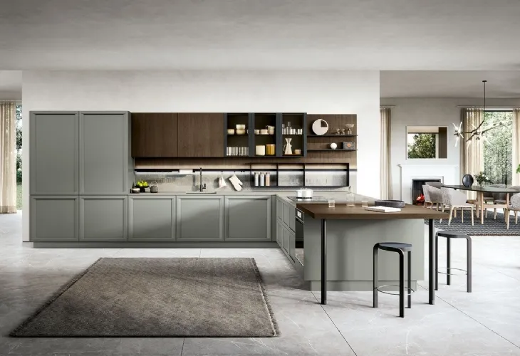 Cucina Classica con penisola Bellaria 04 di Forma Cucine