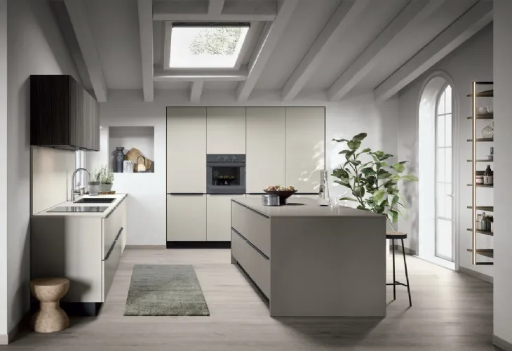 Cucina Moderna con isola Colibrì Maniglia Intra 03 di Forma Cucine