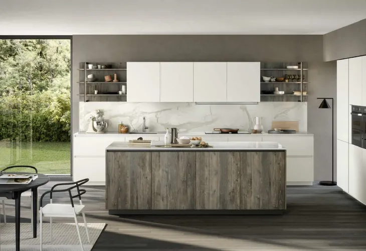 Cucina Moderna con isola Trend 30° Gola Home 05 di Forma Cucine