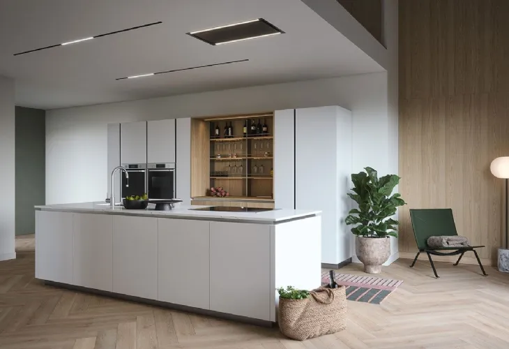 Cucina Moderna con isola Trend Gola 02 di Forma Cucine