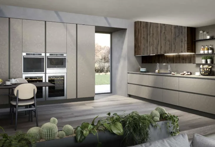 Cucina Moderna ad angolo Trend Grip Gola Home 02 di Forma Cucine