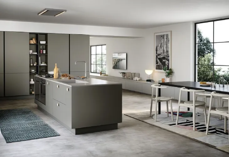 Cucina Moderna con isola Trend Maniglia Home 03 di Forma Cucine